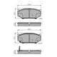 thumbnail image 3 of Pastillas Freno para auto Suzuki Ciaz 2014-2023 Delantero, 3 of 4