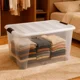 thumbnail image 1 of Caja Plastica Transparente 90 Lts C/Ruedas Mod TG51139, 1 of 2