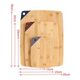 thumbnail image 2 of Set De 3 Tablas De Madera Bambu Para Cortar De Cocina, 2 of 3