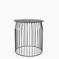 Form Design - Mesa Lateral Wire Diam 48 Negro