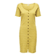 thumbnail image 1 of Vestido Ajustado Mujer Jacqueline De Yong Amarillo, 1 of 7