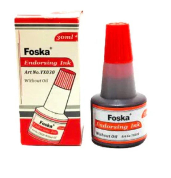 Foska - Tinta Para Sellos Roja