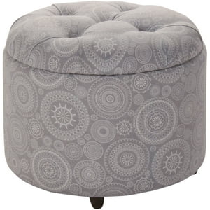Máxima Design - Pouf Baúl Zoe Mandala Estampado 60X60X50 Cm