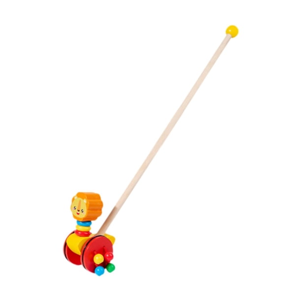 Juguete De Madera Para Empujar Y Caminar Que Desarrolla Las