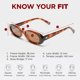 thumbnail image 4 of Gafas de sol Le Specs Outta Love Toffee Tort Oval, 4 of 7