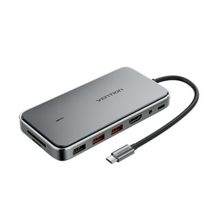 Hub De Dock Usb-C 2-Ax2/Usb 2.0/M.2 Ngff/Sd/Tf/Pd/Dc 3.5Mm Ssd- Vention