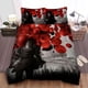thumbnail image 1 of Pennywise From It, Flying High Balloons Full Bedding Duvet Cover Set 3-Piece Bedding Set (1 Duvet Cover + 2 Pillow Shams), 1 of 5