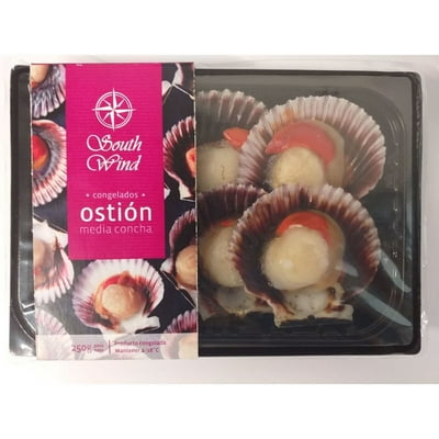 Ostión En Media Concha 250 G South Wind