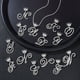 thumbnail image 2 of 1pc Personalized Cursive Initial Pendant Necklace with Cuban Link Chain - Customized Name Monogram Jewelry, 2 of 5