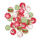 thumbnail image 3 of 100pcs Botones De Madera De Navidad Coloridos Para Coser Scrapbooking 25mm, 3 of 5