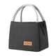 thumbnail image 3 of Bolsa De Almuerzo Aislada Bolsa Térmica Aislada Portátil Para El Trabajo Playa Escuela Negro, 3 of 5