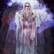 thumbnail image 1 of Fantasmas colgantes de Halloween Jibeufi Espeluznante niña fantasma que se balancea, 1 of 7