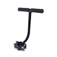 Magideal - Empuñadura Del Asiento Trasero Manillar De Bicicleta De Montaña Manillar De Carretera Equipo Fácil Instalación Bicicletas Asiento Trasero Para Niños A Forma De Curva