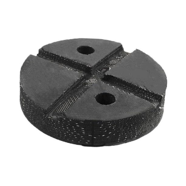Almohadilla De Goma Para Elevador De Automóviles Almohadilla De Goma Sólida Para Brazo De Elevación De Automóviles, Camiones, 120 X 120 X 24 Mm, Redonda, 2 Orificios