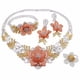 thumbnail image 2 of 4 Pzas Collar de Cristal Brillante Pulsera Aretes Anillo Conjuntos de Joyería para Mujer Conjuntos de Joyería para Mujer de Honor y Novias para Boda Compromiso Fiesta Graduación, 2 of 7