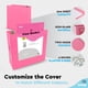 thumbnail image 5 of Carpeta de 3 anillas Enday Pink de 3 pulgadas con tapa transparente y bolsillos, 5 of 8