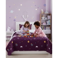 Mylhogar - Cubrecama Quilt Sherpa Otoño Invierno Plaza Y Media