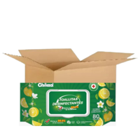 18 Paquetes Toallitas Desinfectantes Chikool