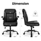 thumbnail image 2 of Silla de oficina para computadora para juegos NEO Ergonomic Executive negra, 2 of 9