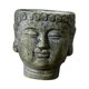 thumbnail image 3 of Maceta con cabeza de Buda, contenedor de plantas, bonsái, adorno creativo, decoración, florero, macetero para interior, escritorio, oficina y exterior Verde, 3 of 5