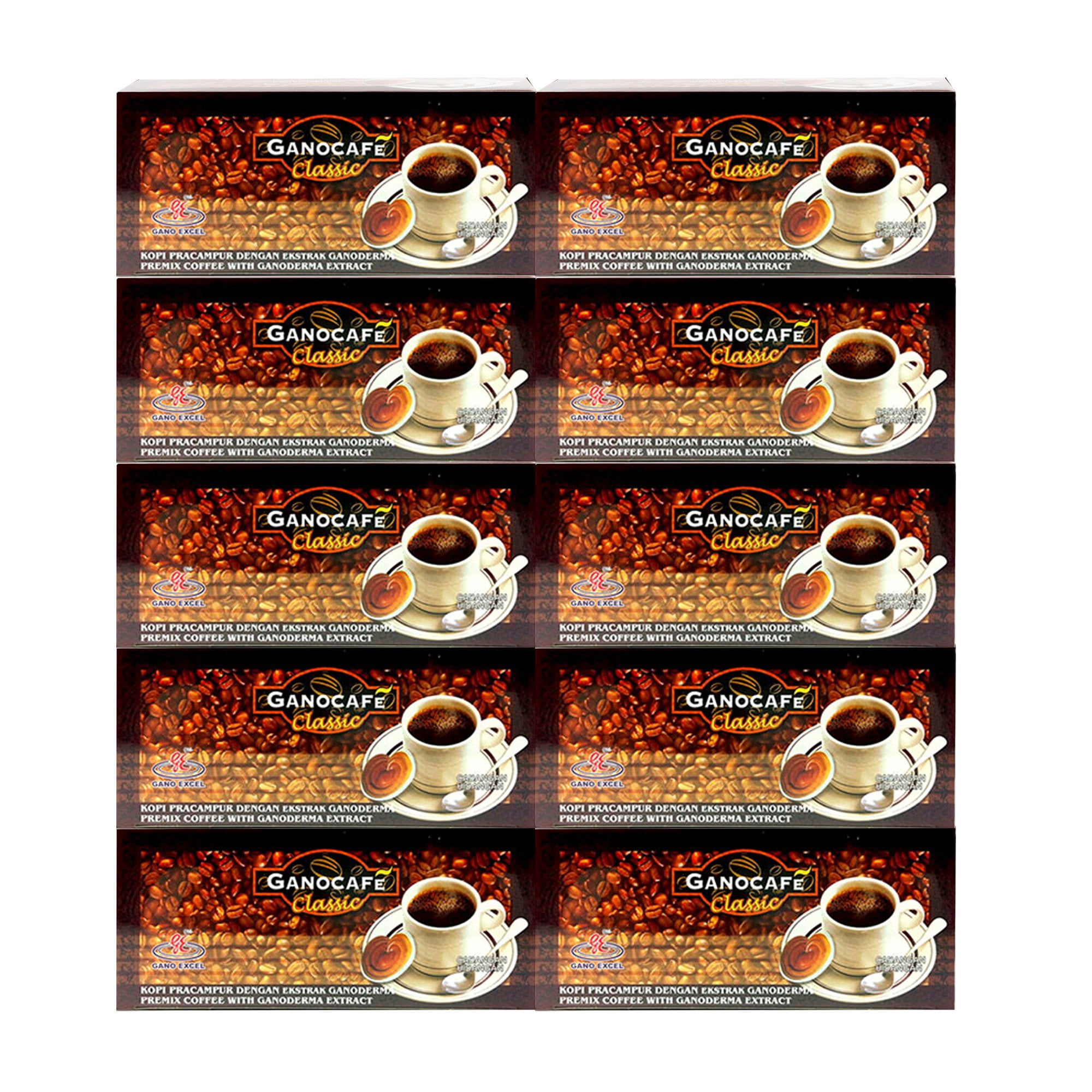 Café Ganocafe Classic Black Con Caja De 10 Unidades De Ganoderma Y Regalo