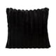 thumbnail image 2 of Funda De Almohada De Felpa De Piel Sintética Para Sala De Estar, Silla, Dormitorio, Color Negro, 2 of 3