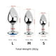 thumbnail image 4 of Set de 3 Plug Anal Acero Inoxidable S, M y L Color al Azar, 4 of 4