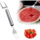 thumbnail image 1 of Mejora 2026 cortador fruta acero inoxidable 2 en 1 sandía tenedor hogar cocina, 1 of 8