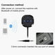 thumbnail image 4 of Kit Bluetooth para coche, receptor Bluetooth, adaptador de audio manos libres Bluetooth, micrófono integrado, clip para ventilación, cargador USB para coche de 2,1 A, 4 of 8