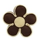thumbnail image 2 of Set De 4 Cojines Diseño Flor Color Café, 2 of 3