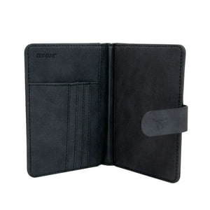 Porta Pasaporte Negro Moose
