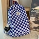 thumbnail image 1 of Stylish Plaid Schoolbag: Large Capacity Checkerboard Backpack for Everyday & Travel Use, 1 of 5