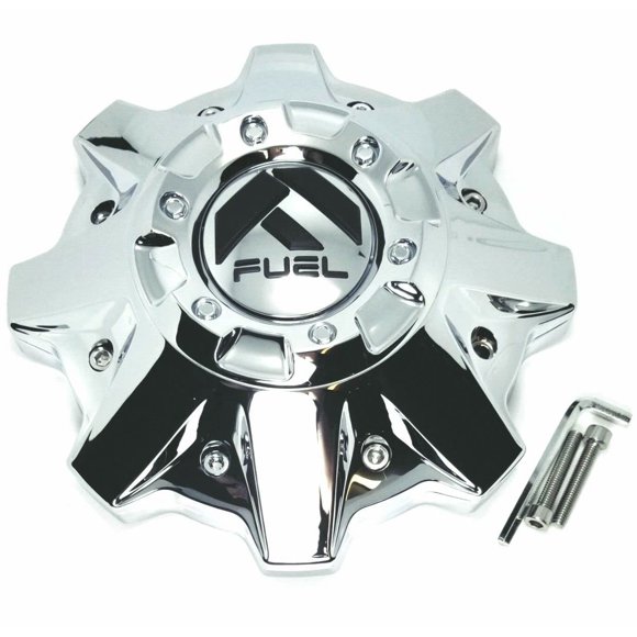 Tapón central FUEL OFF-ROAD de 8 pernos cromado