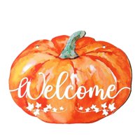 Magideal - Letrero Colgante De Calabaza De Madera De Bienvenida, Decoración De Acción De Gracias, Regalo Navideño, 30X23 Cm (12X9 Pulgadas), Accesorios Para Jard