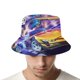thumbnail image 4 of Liga de Cohetes Sombrero bucket para adultos, gorra de protección solar, sombrero de pescador plegable para viajes al aire libre, pesca y actividades de verano, 4 of 6