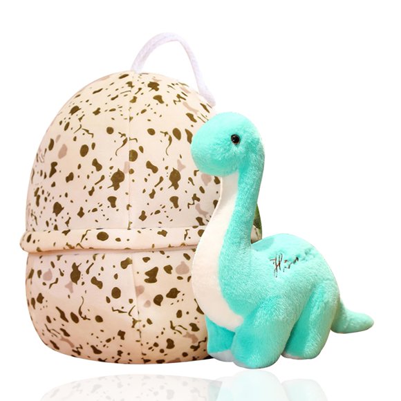 Peluche BUALR Dino de 25 cm con Huevo y Pterosaurio