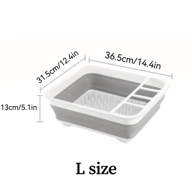 Multifunction Kitchen Drying Collapsible Dish Drainer Rack Folding Bowl Drain Rack Tableware Holder Fruit Basket Organizer Kitchen Gadgets