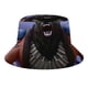 thumbnail image 1 of Rey Lobo Sombrero bucket para adultos, gorra de protección solar, sombrero de pescador plegable para viajes al aire libre, pesca y actividades de verano, 1 of 6