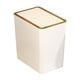 thumbnail image 5 of Cubo de basura con tapas, cubo de basura nórdico, cubo de basura estrecho, cesto de basura de cocina para el hogar, inodoro, garaje, estudio y sala de 12L Blanco, 5 of 5