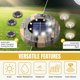 thumbnail image 4 of Luces solares de suelo Goodscious LED impermeables (paquete de 4), 4 of 7