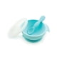 thumbnail image 1 of Set mi primer plato + cuchara de silicona celeste, 1 of 3
