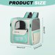 thumbnail image 2 of Mochila para Gatos Uxcell, Espacio Grande y Transpirable, Mochila de Viaje para Mascotas, Diseñada para Senderismo / Camping / Viajes, 2 of 7
