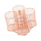thumbnail image 1 of Soporte De Almacenamiento De Escritorio, Estantes De Cubiertos Portátiles Para Condimentos De Encimera Del Hogar, Oro Rosa, 1 of 3