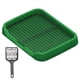 thumbnail image 3 of Inodoro Para Perros Que Mantiene Las Patas Y Los Pisos Limpios, Rejillas De Malla Extraíbles, Bandeja Para Orinal Interior, Color Verde, 3 of 5