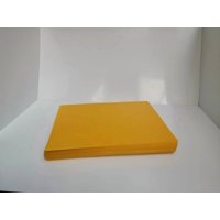 Genérico - Mica P/Encuadernar No Traslucida Carta Amarillo X 100 Unids Amarillo