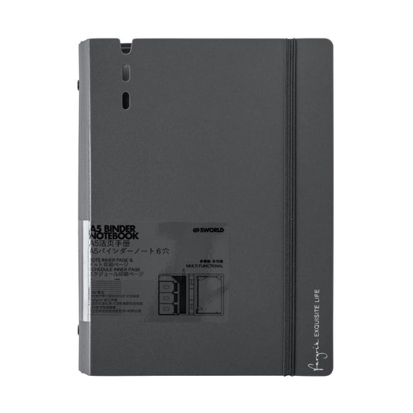 Agenda A5 Gris c/Hoja de Repuesto