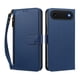 thumbnail image 1 of Funda Tipo Billetera para iphone17 Air con Soporte y Bolsillo con Cierre Azul profundo, 1 of 1