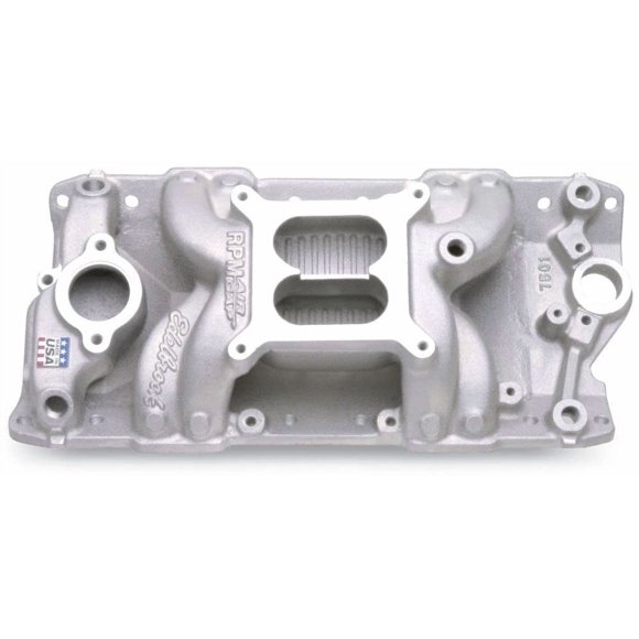 Colector de admisión Edelbrock 7501 Performer RPM con diseño Air‑Gap