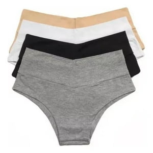 Genérica - Pack 6 Calzones Bikinis Tiro Alto Algodón Nuevo Peruanol