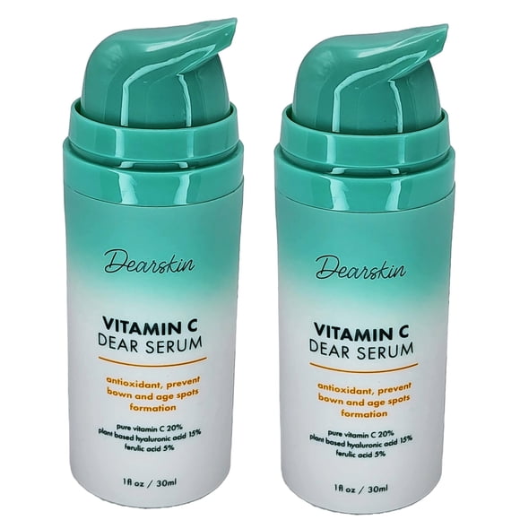 Suero de Vitamina C Dearskin 20% 2x30ml Ácido Hialurónico